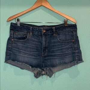 American Eagle Outfitters Dark Blue Jean Shorts